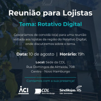 Lojistas debatem mudanças no Rotativo Digital, no dia 10