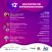 12° Encontro de Empreendedorismo terá três palestras inspiradoras