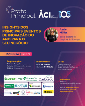 Prato Principal apresenta como insights dos principais eventos de inovação podem beneficiar negócios