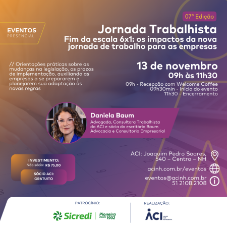 Entenda os impactos do fim da escala 6x1 na jornada de trabalho das empresas