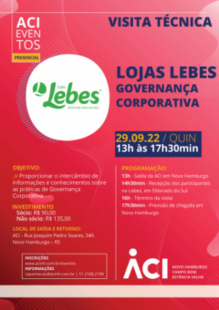 Comitê de Governança e Sustentabilidade realiza visita técnica à Lebes, no dia 29