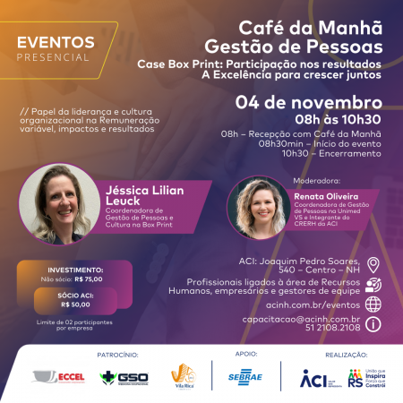 Café da Manhã Gestão de Pessoas apresenta case de PPR da Box Print