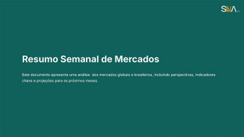 Resumo semanal de mercados