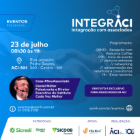 Em novo evento de integração, ACI recebe associados no dia 23