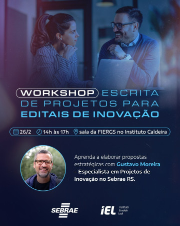 Workshop de Escrita de Projetos para Editais de Inovação