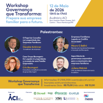 ACI promove Workshop Governança que Transforma, dia 12 de maio