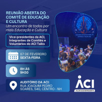 Vice-presidentes, integrantes de comitês e voluntários  do ACI Talks são convidados para reunião aberta