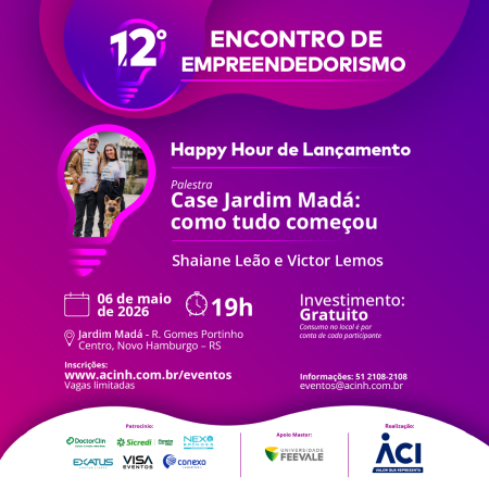 12° Encontro de Empreendedorismo será lançado nesta quarta-feira