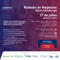 Rodada de Negócios Novo Hamburgo tem nova edição em 17 de julho