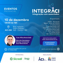 ACI promove evento de integração com associados em dezembro